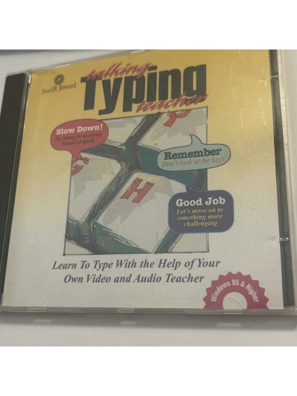 Swift Jewel Talking Typing Teacher for PC Windows 95 and Higher Teacher Learn